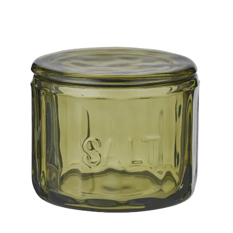 Lia Glass Salt Jar