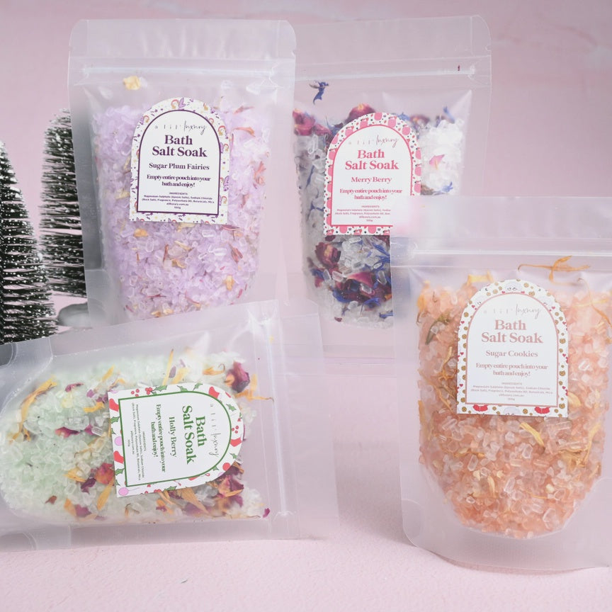 Christmas Edition Bath Salt Soak - Sugar Cookies
