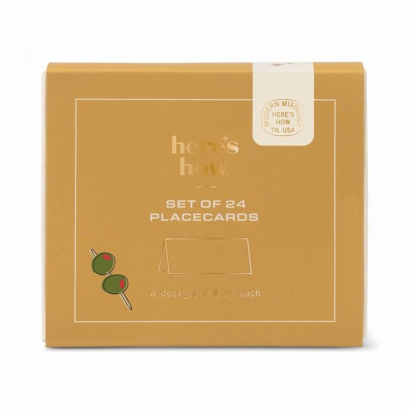 Placecards Set of 24 - Icons