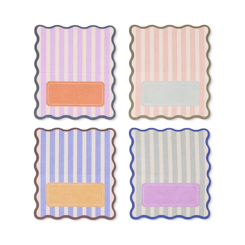 Placecards Set of 24 - Stripes