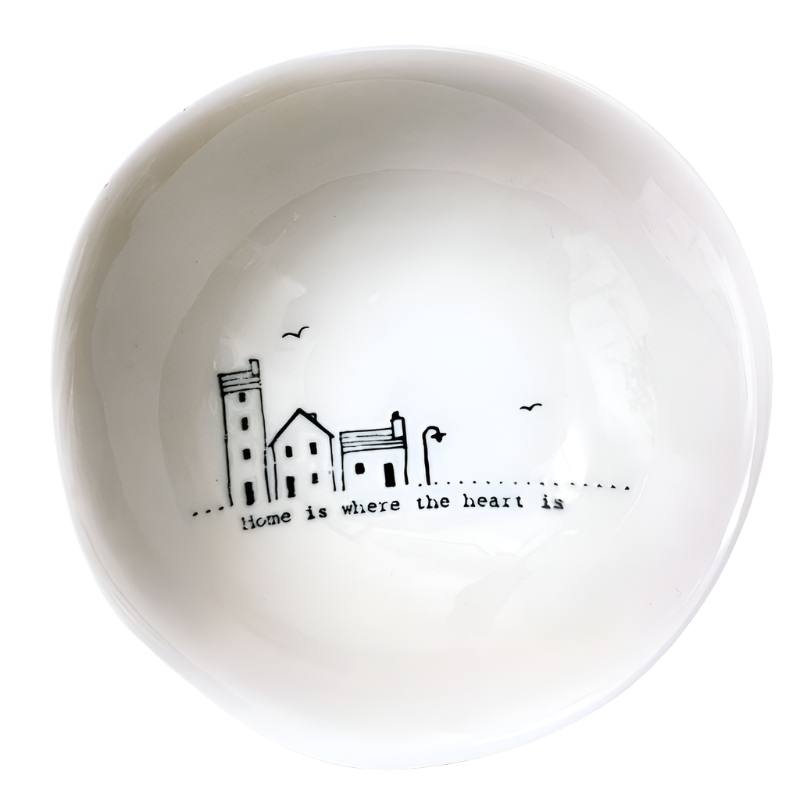 Wobbly Porcelain Bowl (M) - Home Is