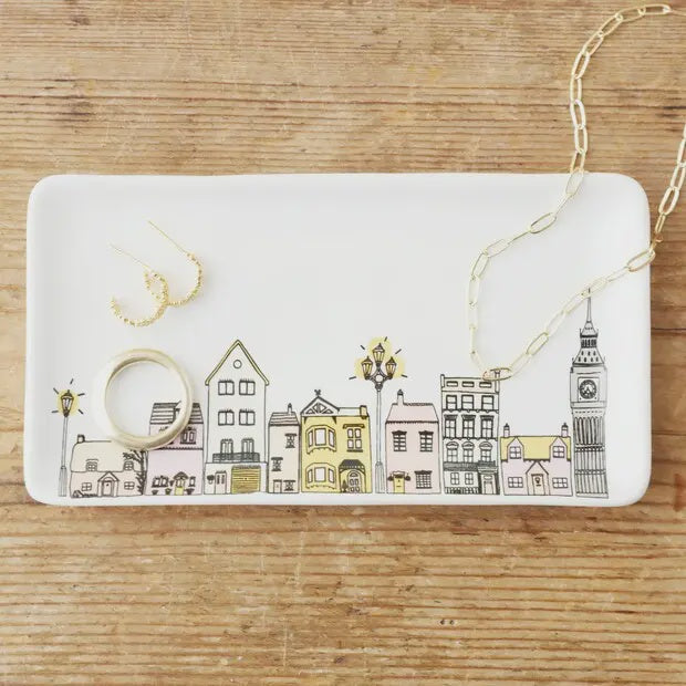 Long Townhouse Design Trinket Dish