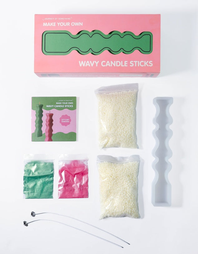 Make Your Own Wavy Candle Sticks