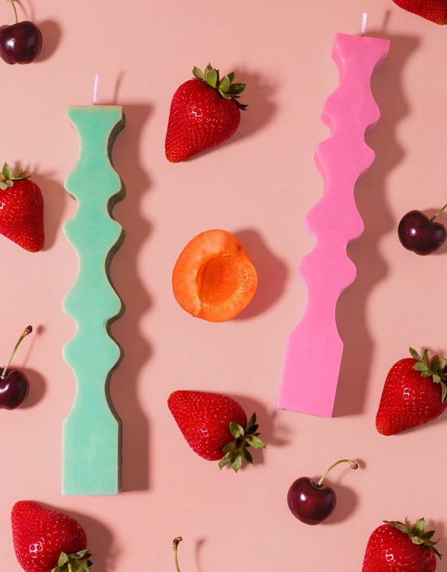 Make Your Own Wavy Candle Sticks