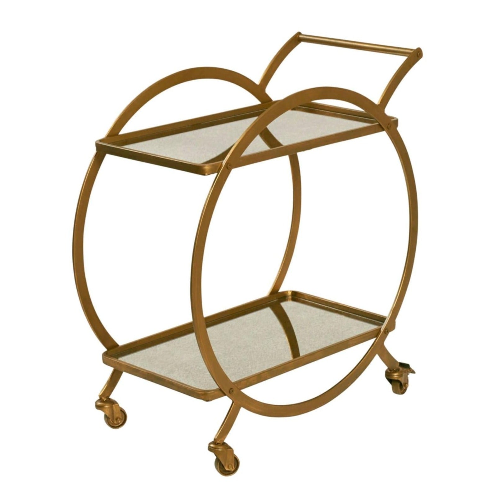 Walter Drinks Trolley/Bar Cart - Gold