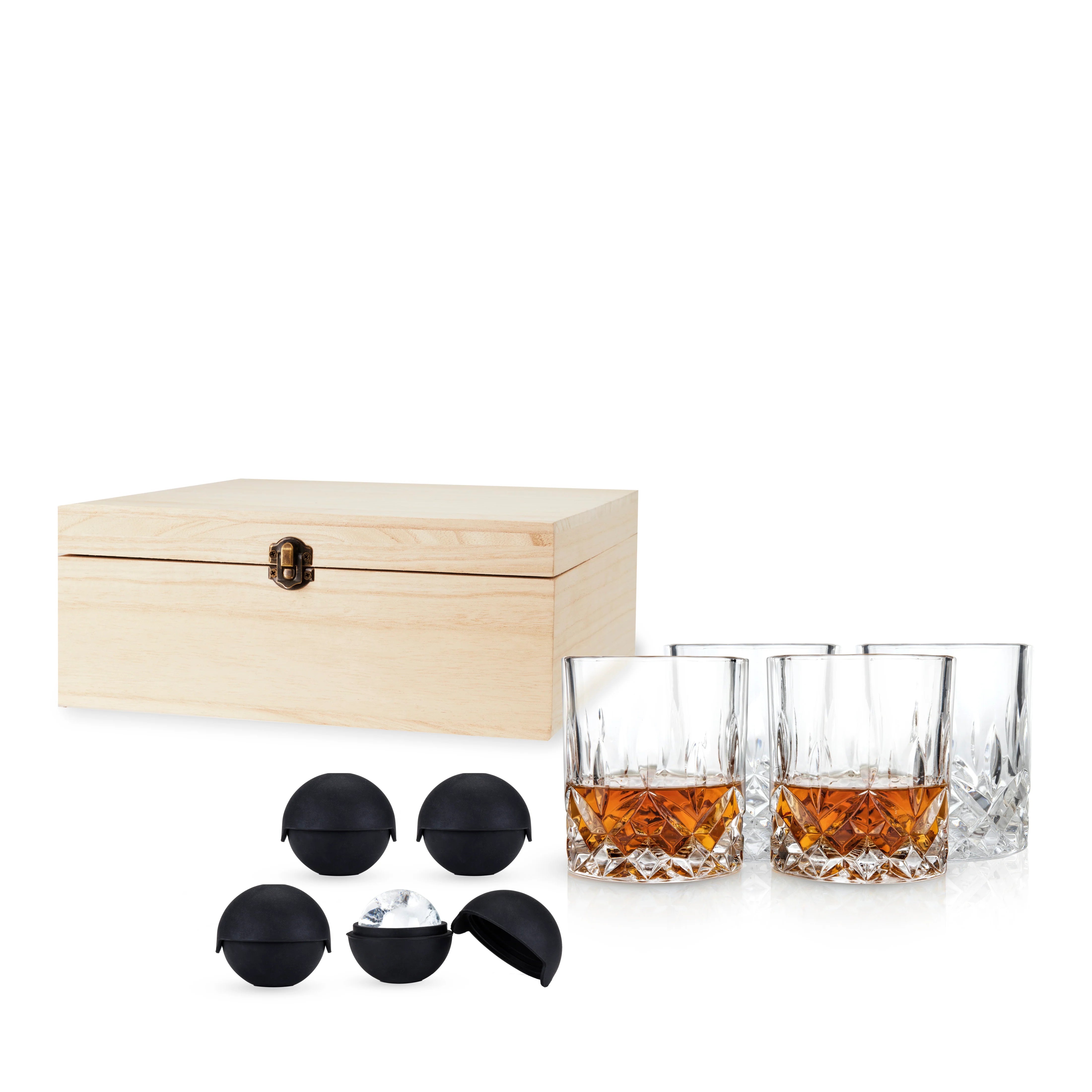 Viski Liquor Glass and Ice Sphere Box Set