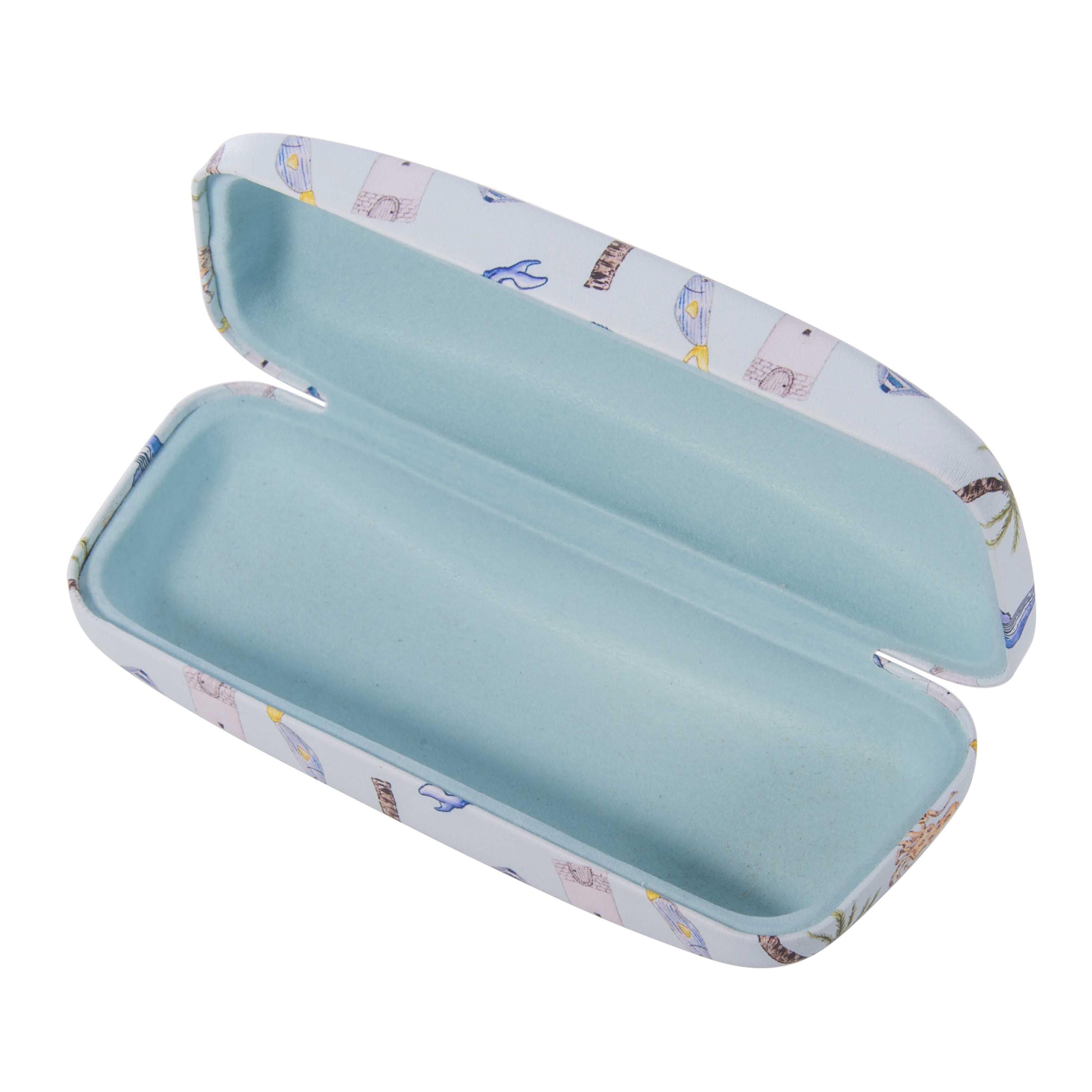 Hardshell Glasses Case - Seaside By Harvey Walker Studio