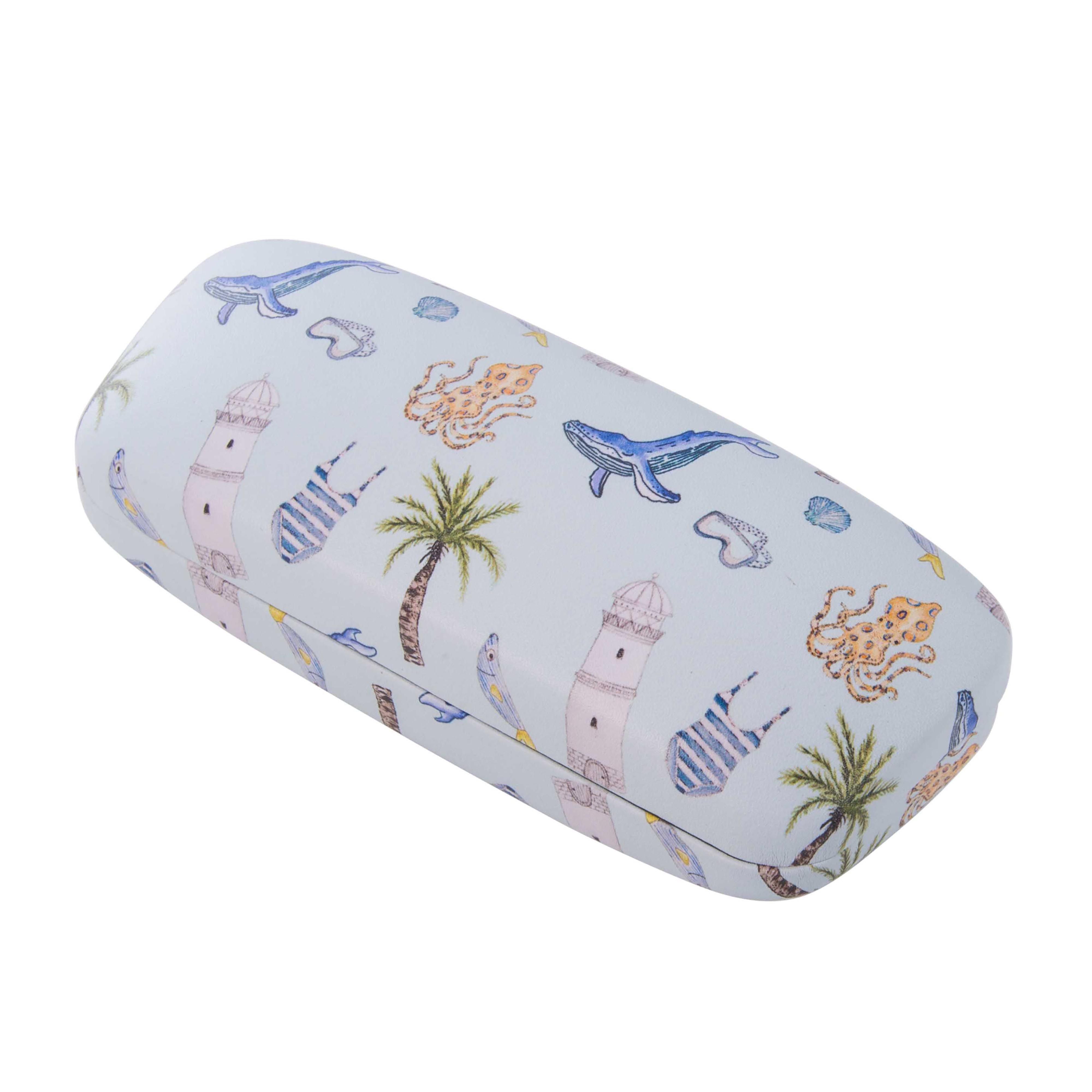 Hardshell Glasses Case - Seaside By Harvey Walker Studio