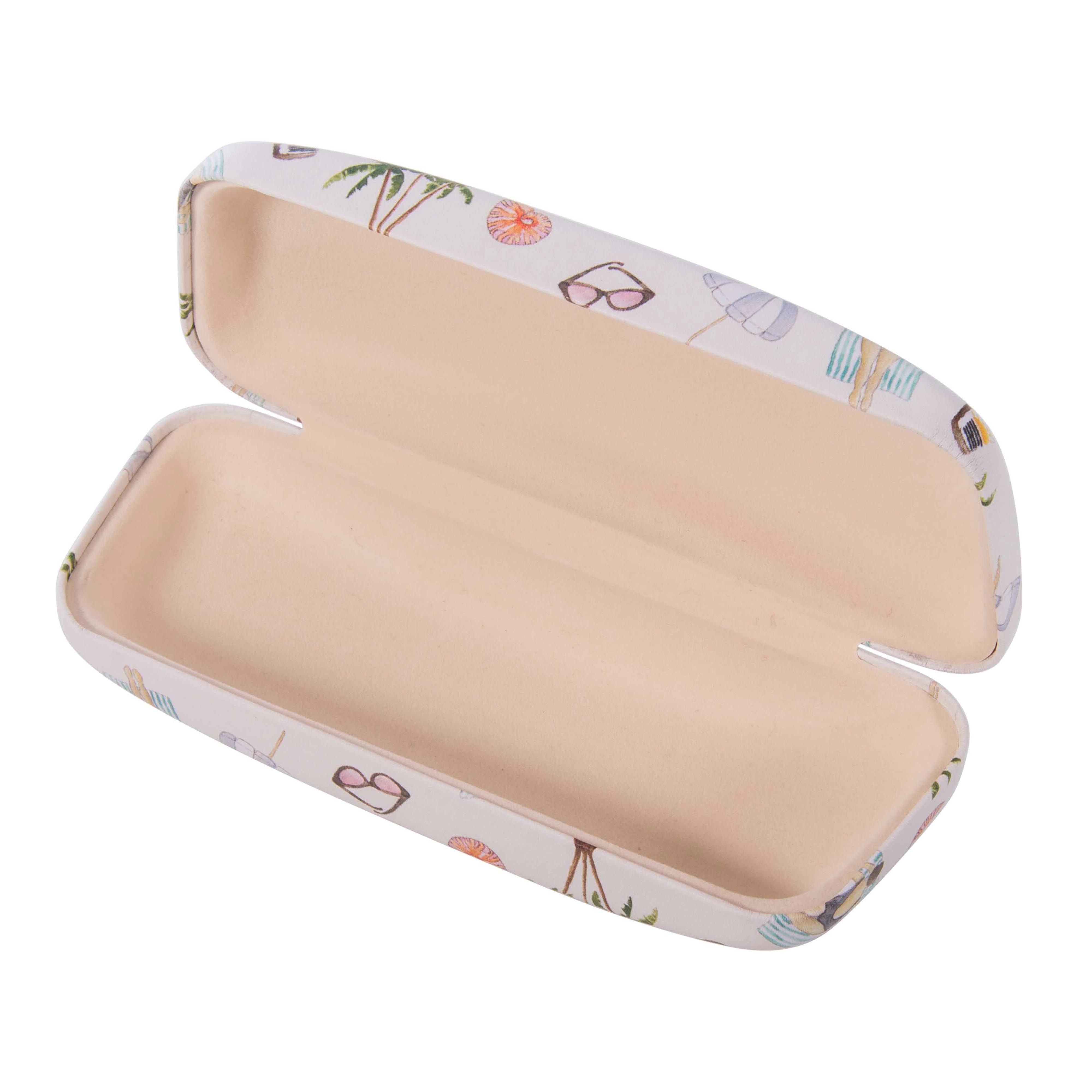 Hardshell Glasses Case - Seaside By Harvey Walker Studio
