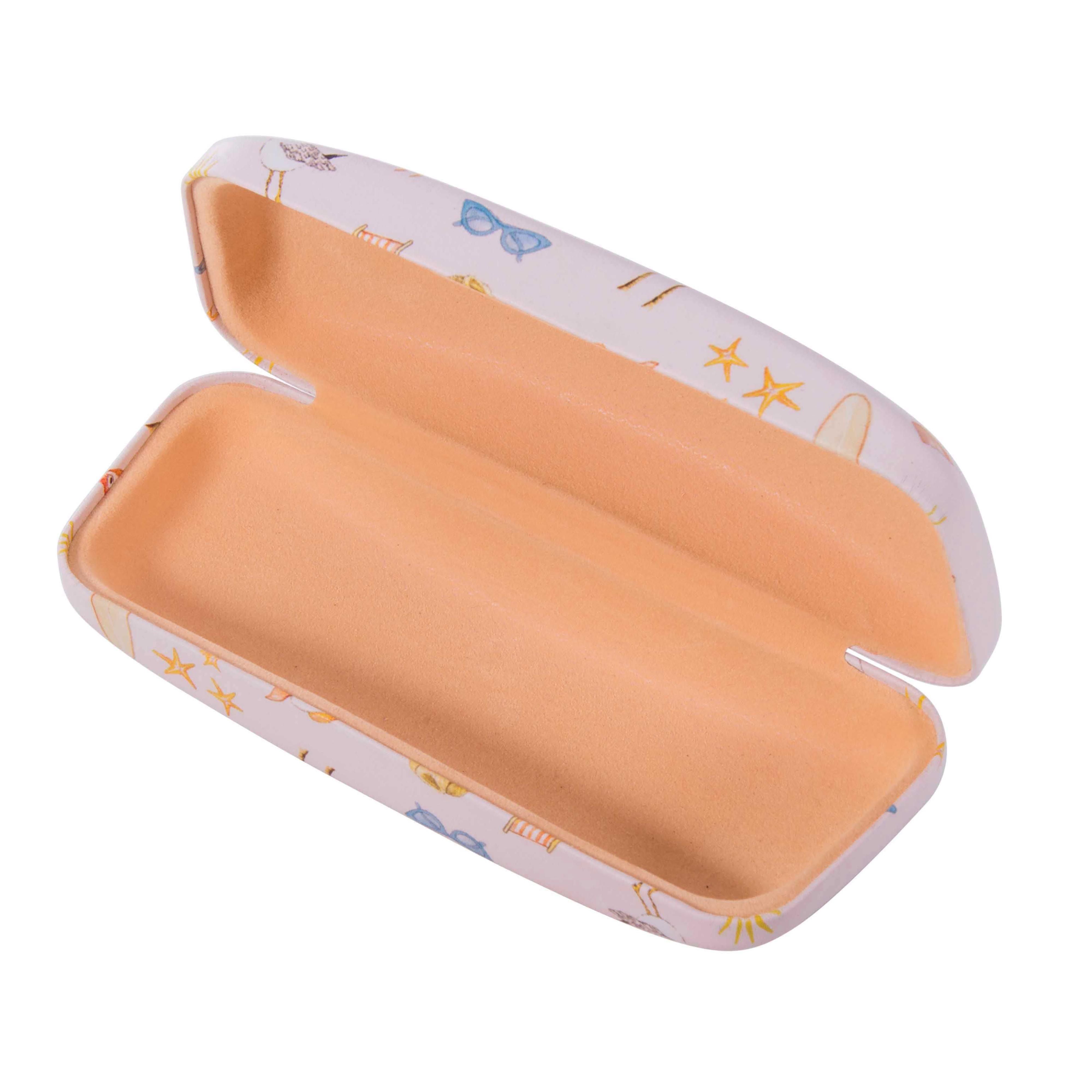 Hardshell Glasses Case - Seaside By Harvey Walker Studio