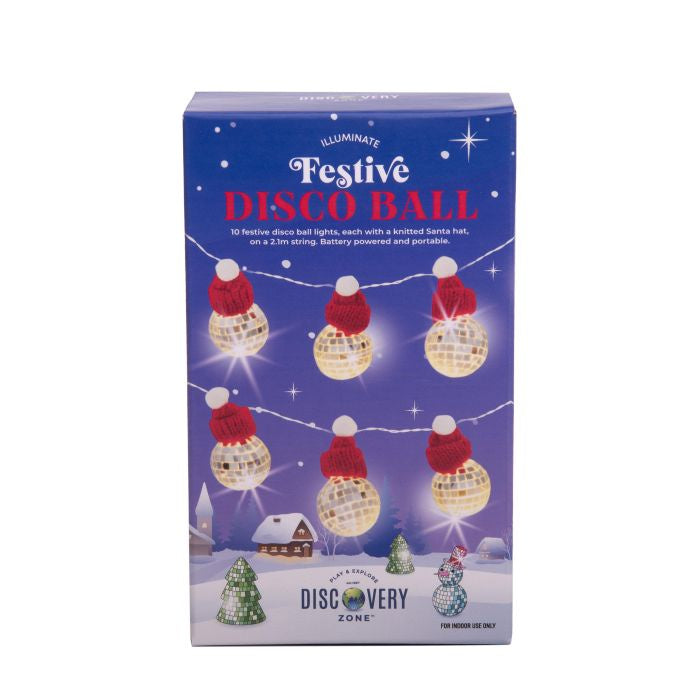 Santa Hat Disco String Lights