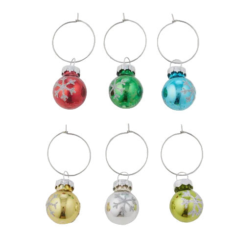 Bauble Set of 6 Wine Charms