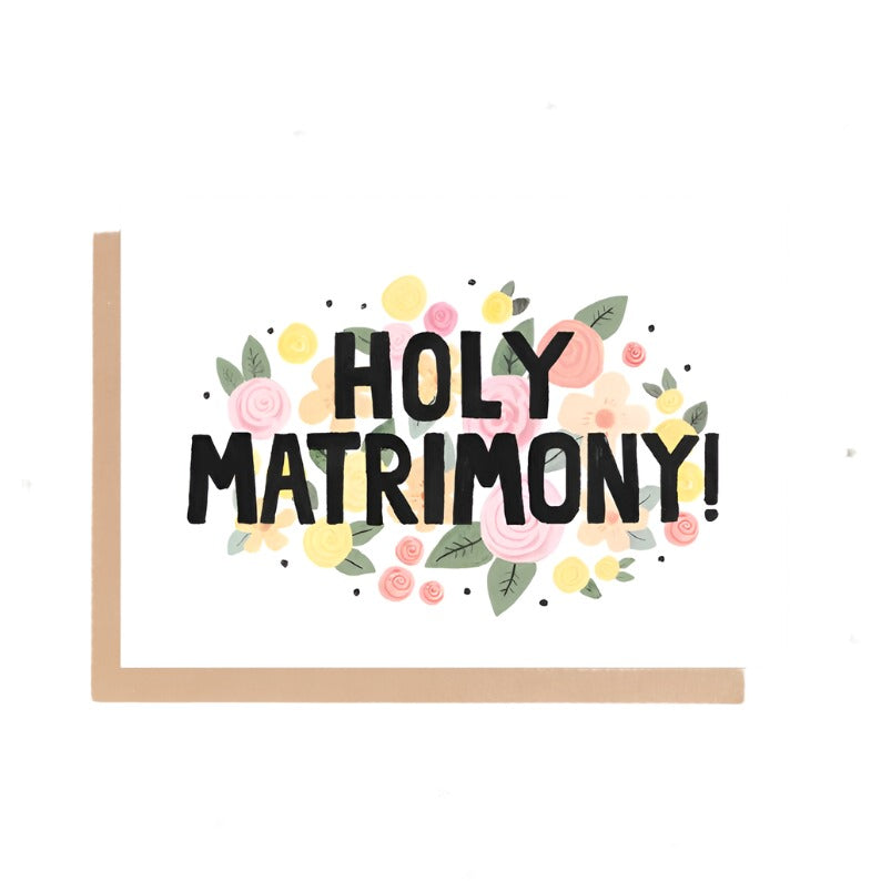 Holy Matrimony Card - June