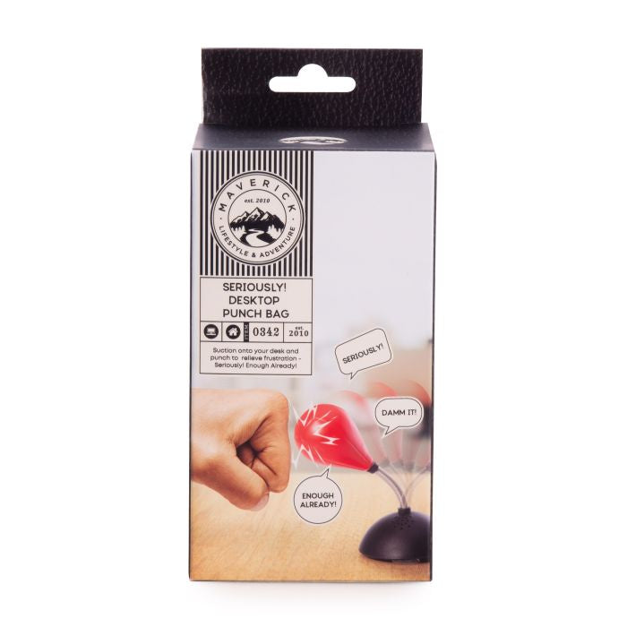 Talking Desktop Punch Bag - Seriously