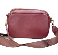Rosie Cross Body Bag with 2 Straps - Magenta