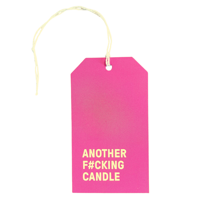 Another F*cking Candle Gift Tag - Pink