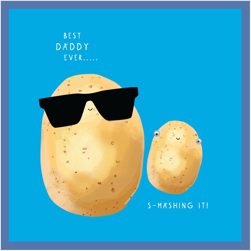 Best Daddy Smashing It Card