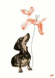Dog & Balloon Card