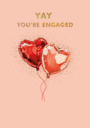 Heart Balloons Card