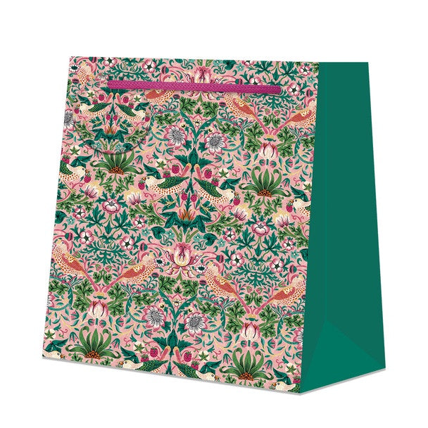 Medium Gift Bag - William Morris Strawberry Thief Blush