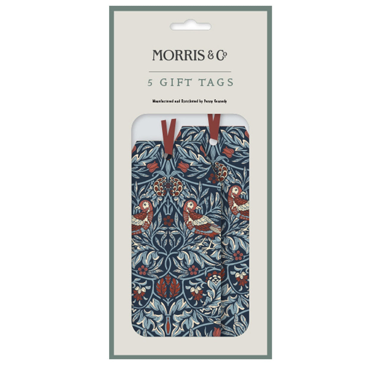 William Morris Gift Tags - Bird