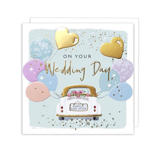 Happily Ever After Wedding Day Card