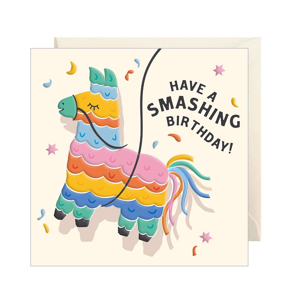 Smashing Birthday Pinata Card