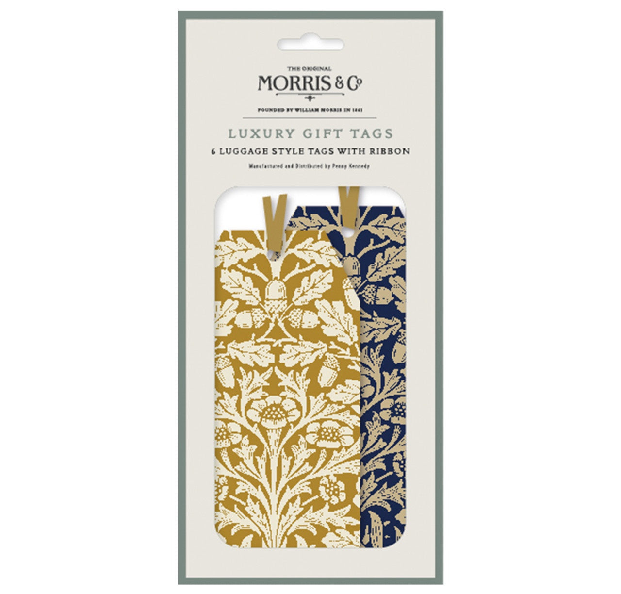 William Morris Gift Tags - Acorn Mix