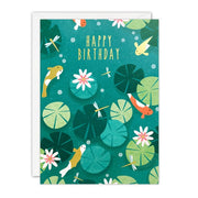Happy Birthday Koi Pond