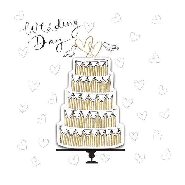 Wedding Day 3D Cake Card