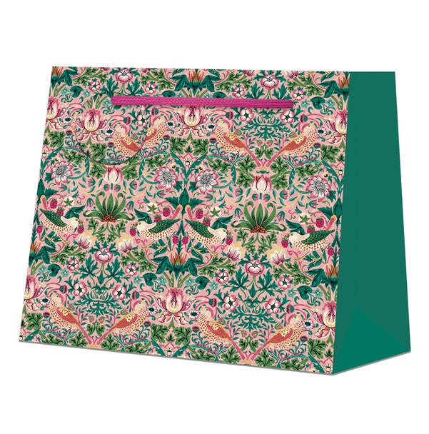 Shopper Gift Bag - William Morris Strawberry Thief Blush
