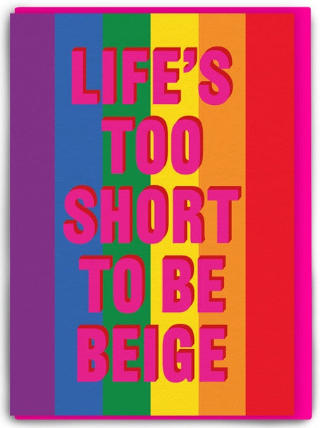 Too Short to Be Beige Card
