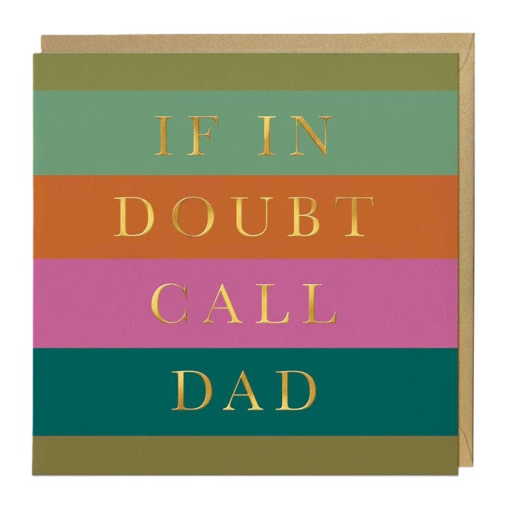 If In Doubt Call Dad Card