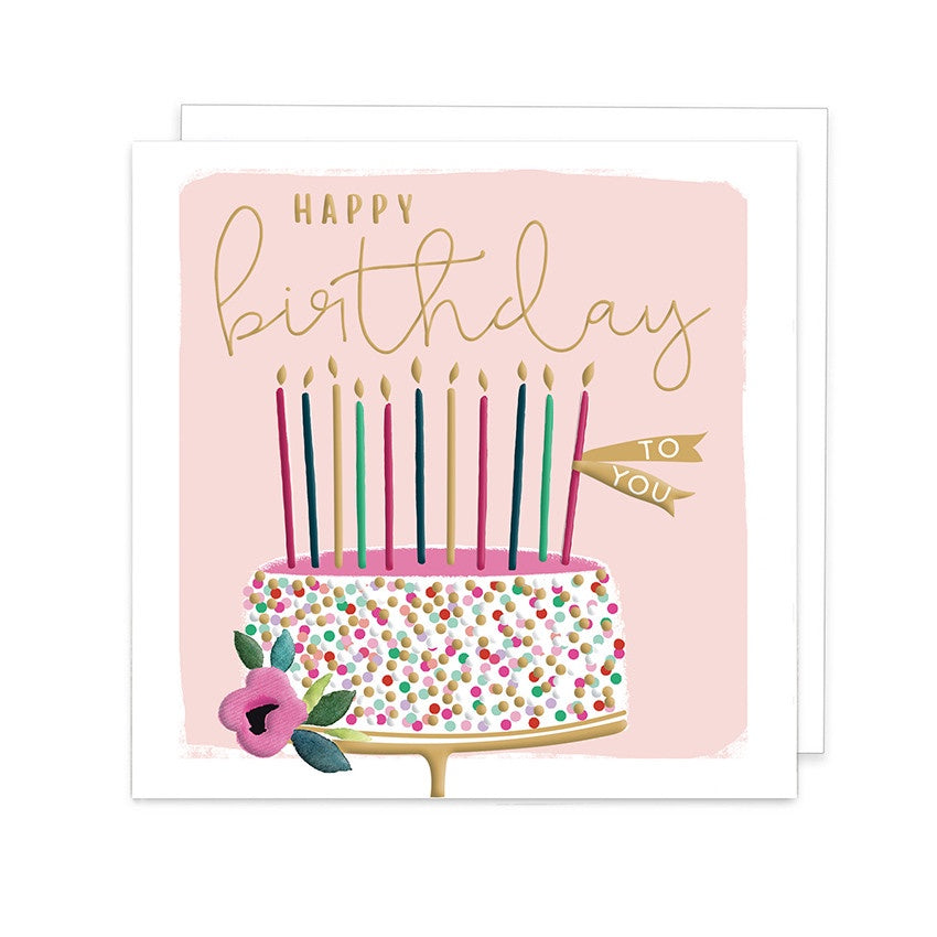 Confetti Cake Card