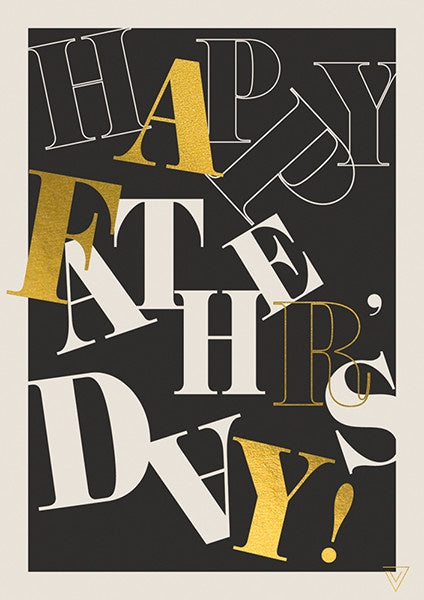 Father's Day Text Card