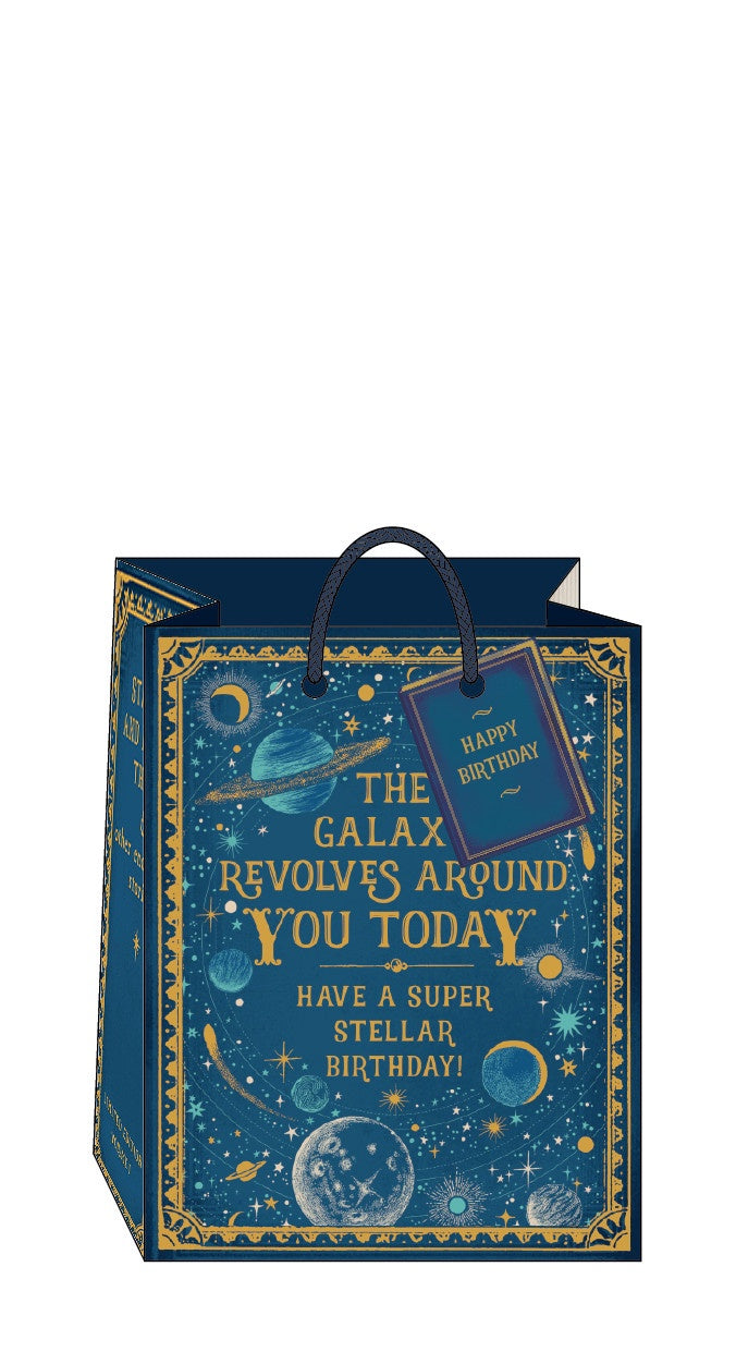 Gift Bag Medium Portrait - Galaxy Storybook
