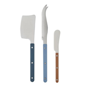 Remy 3pc Cheese Knife Set - Blue