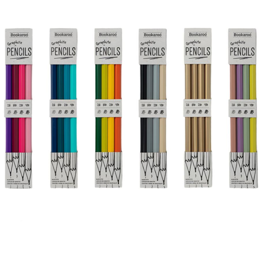 Graphite Pencils - Set of 4