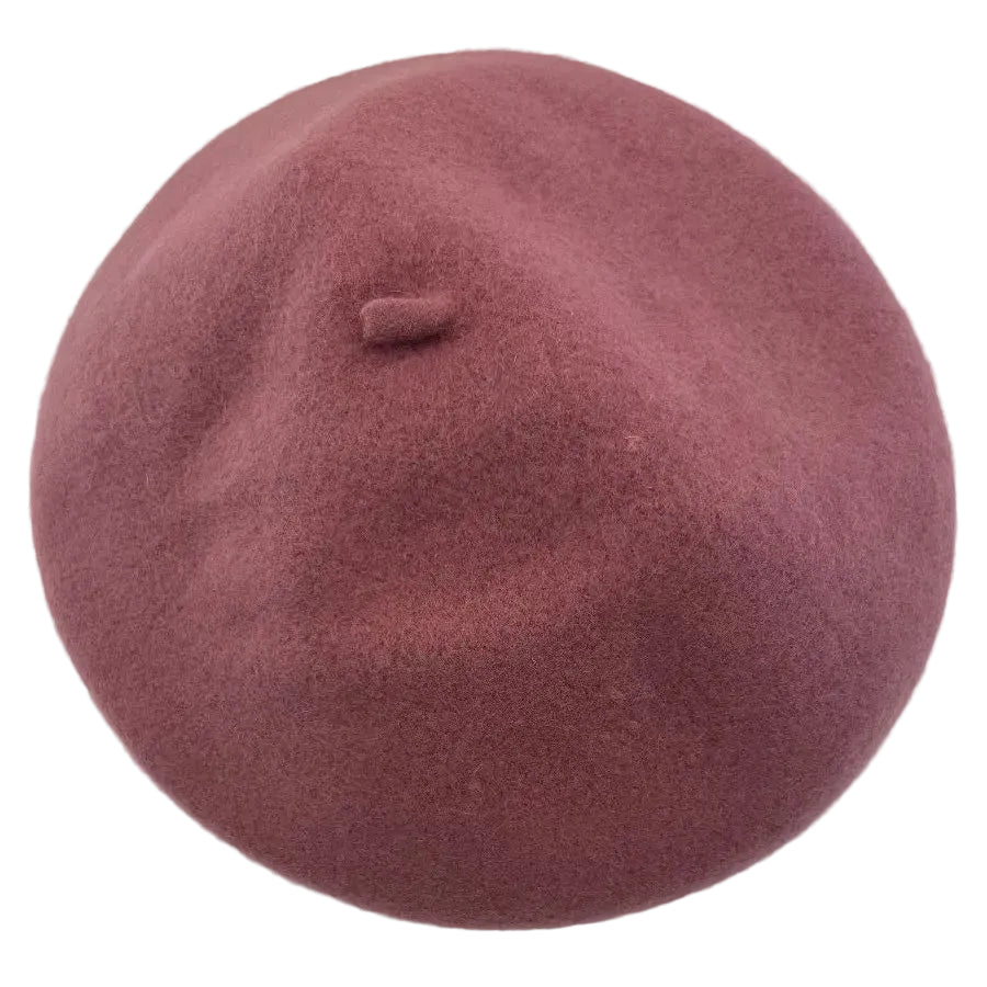 Woolen Beret - Dusty Pink
