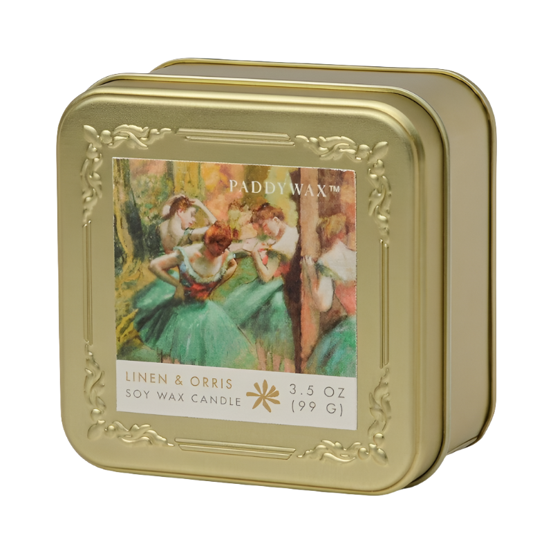 Impressionist Tin Candle - Degas (French Linen & Orris)