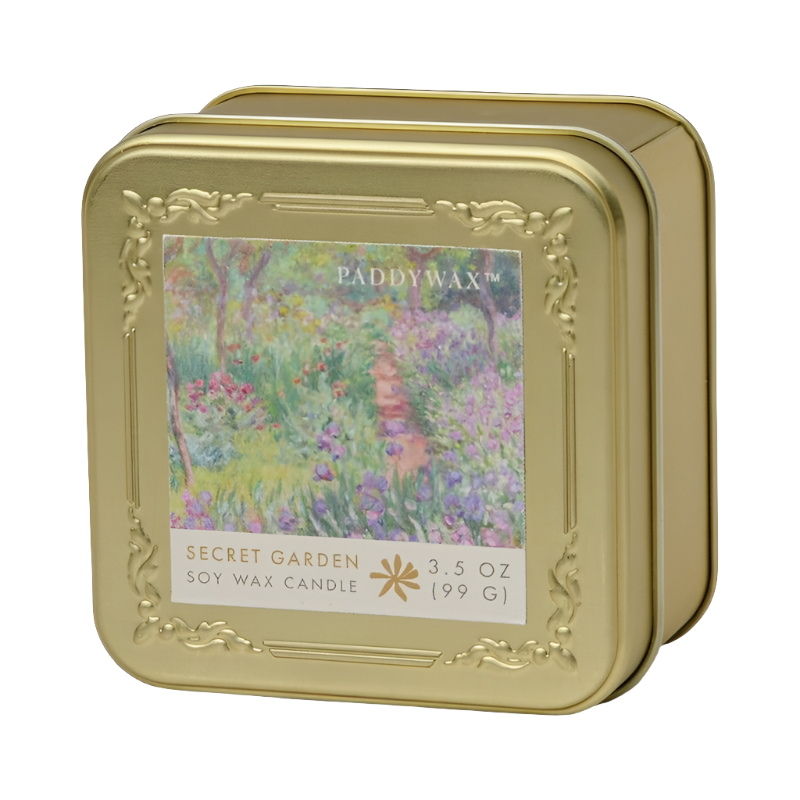 Impressionist Tin Candle - Monet (Secret Garden)