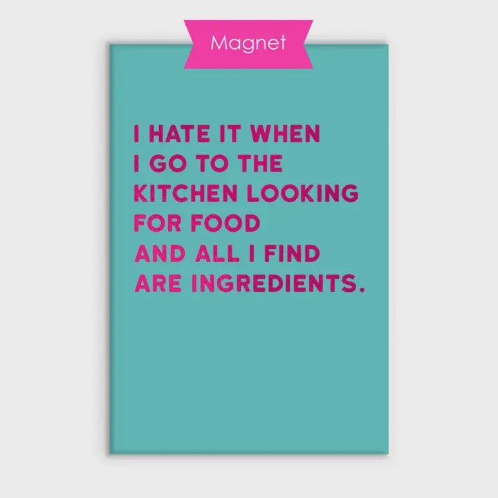 Fridge Magnet - Ingredients