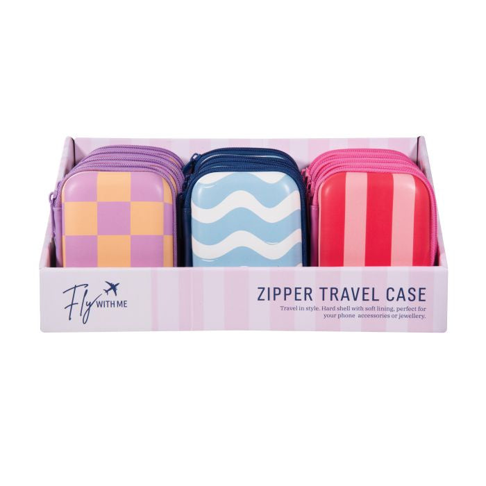 Fly With Me Zipper Travel Case