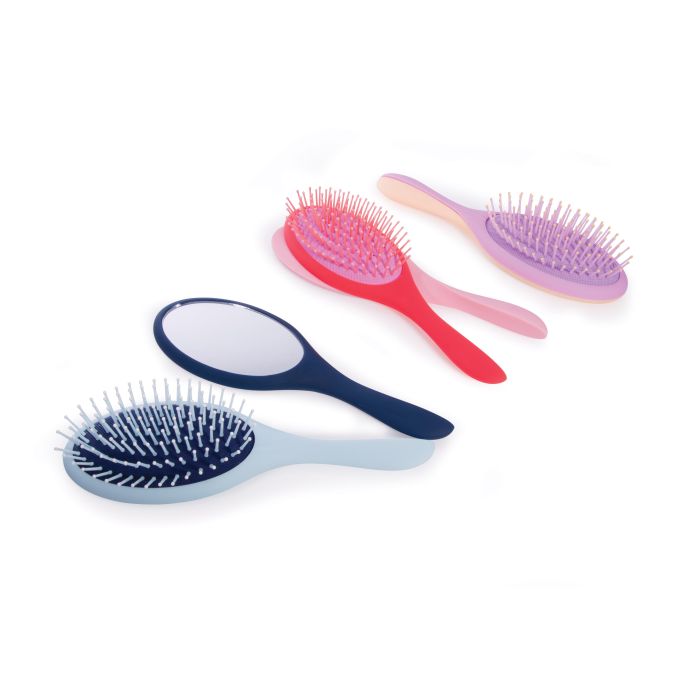 Contrast Brush & Mirror Set