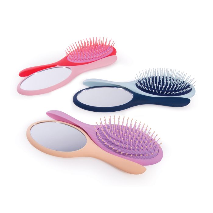 Contrast Brush & Mirror Set