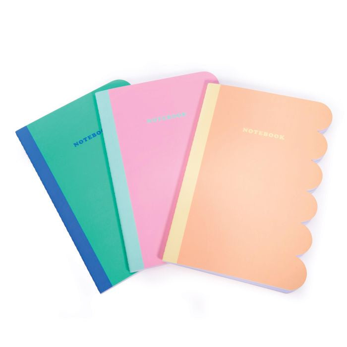 Happy Mondays A5 Stitched Notebook - Set of 3