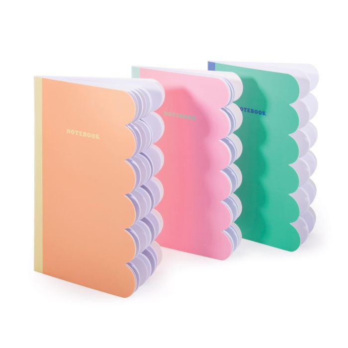 Happy Mondays A5 Stitched Notebook - Set of 3