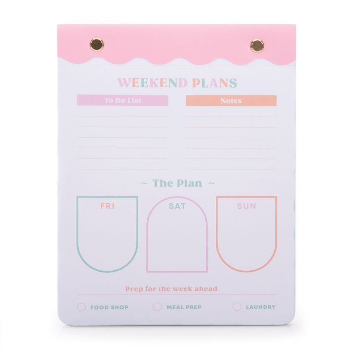 Happy Mondays Magnetic Weekend Planner