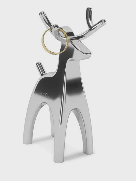 Zoola Ring Holder Chrome - Reindeer