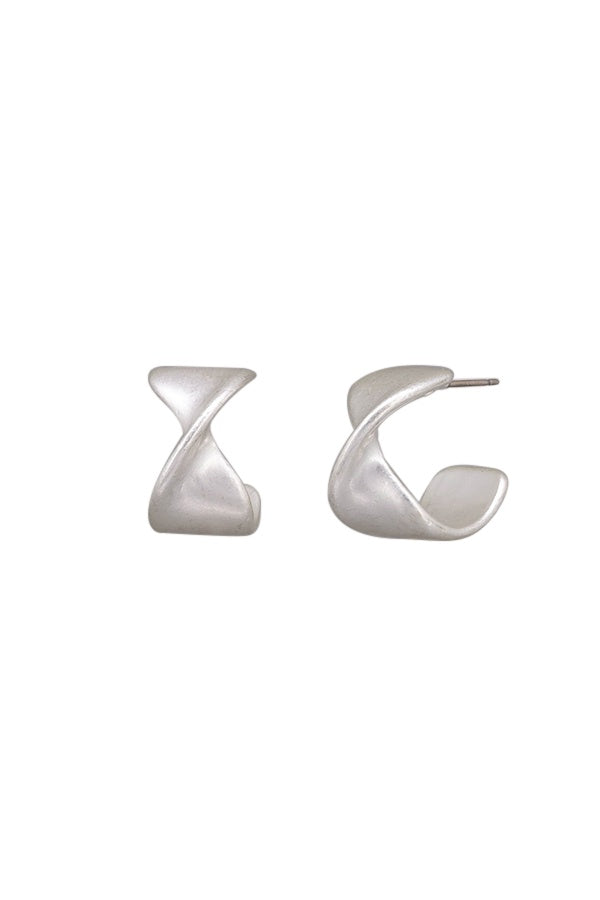 Callie Hoops - Silver